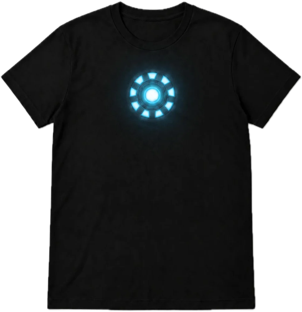 Fully Charged Regular tee in Black, front
