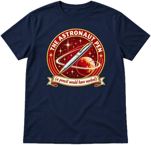 The Astronaut Pen Regular tee in Navy
