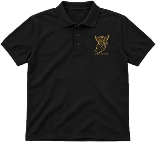 Jhukega Nahi Polo tee in Black