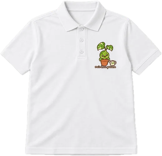 Main Hoon Paudha Polo tee in White