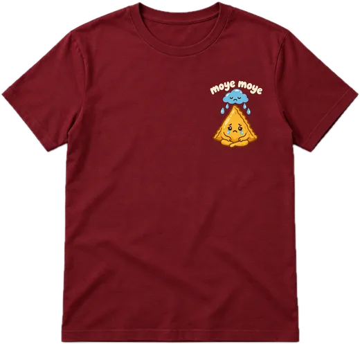 Moye Moye Regular tee in Maroon