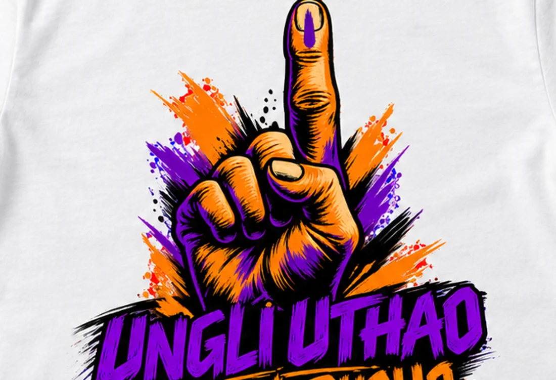 Close-up of the Ungli Uthao print