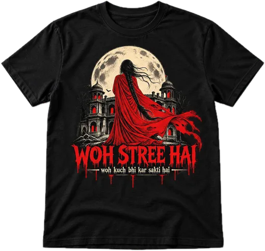 Woh Stree Hai Regular tee in Black